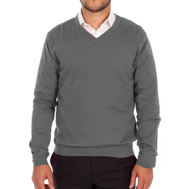 Mens sweater 100% cashmere end V-neck