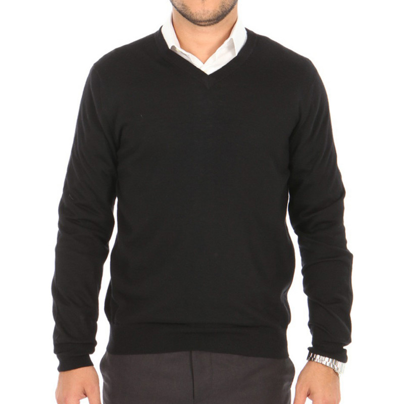 Mens sweater 100% cashmere end V-neck