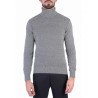 Pull homme col roulé en fine laine et cachemire