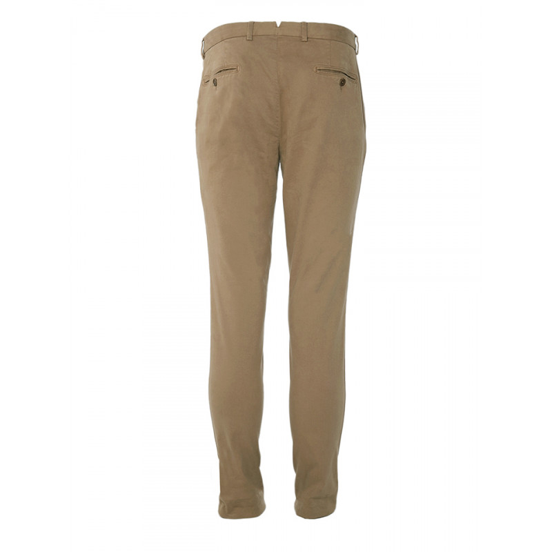 Pantalon Abel ajusté en coton stretch