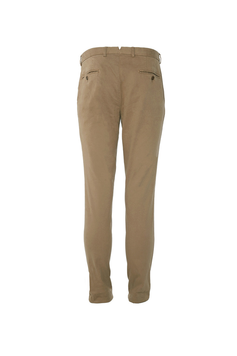 Pantalon Abel ajusté en coton stretch