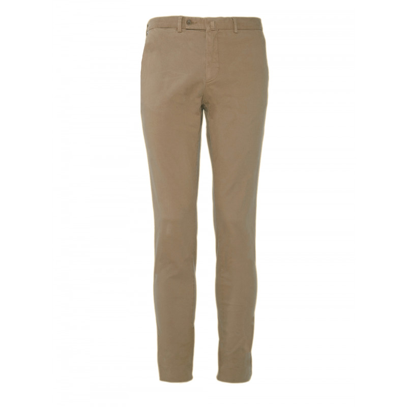 Pantalon Abel ajusté en coton stretch