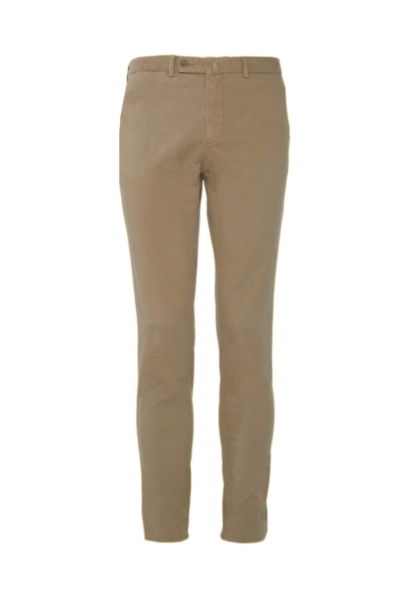 Pantalon Abel ajusté en coton stretch