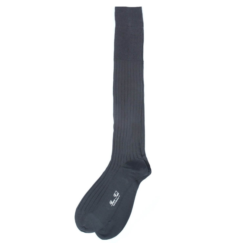 Chaussettes hautes homme en fil d'Ecosse 100% coton