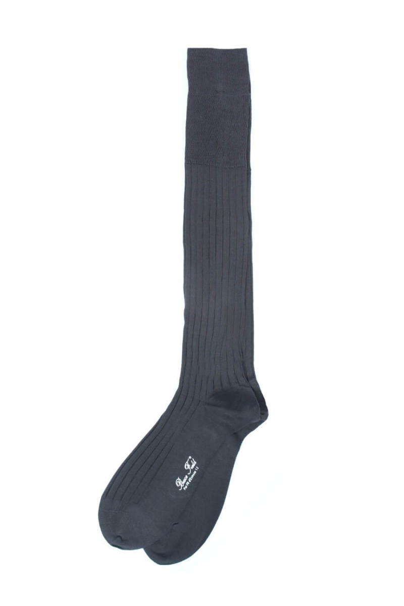 Chaussettes hautes homme en fil d'Ecosse 100% coton