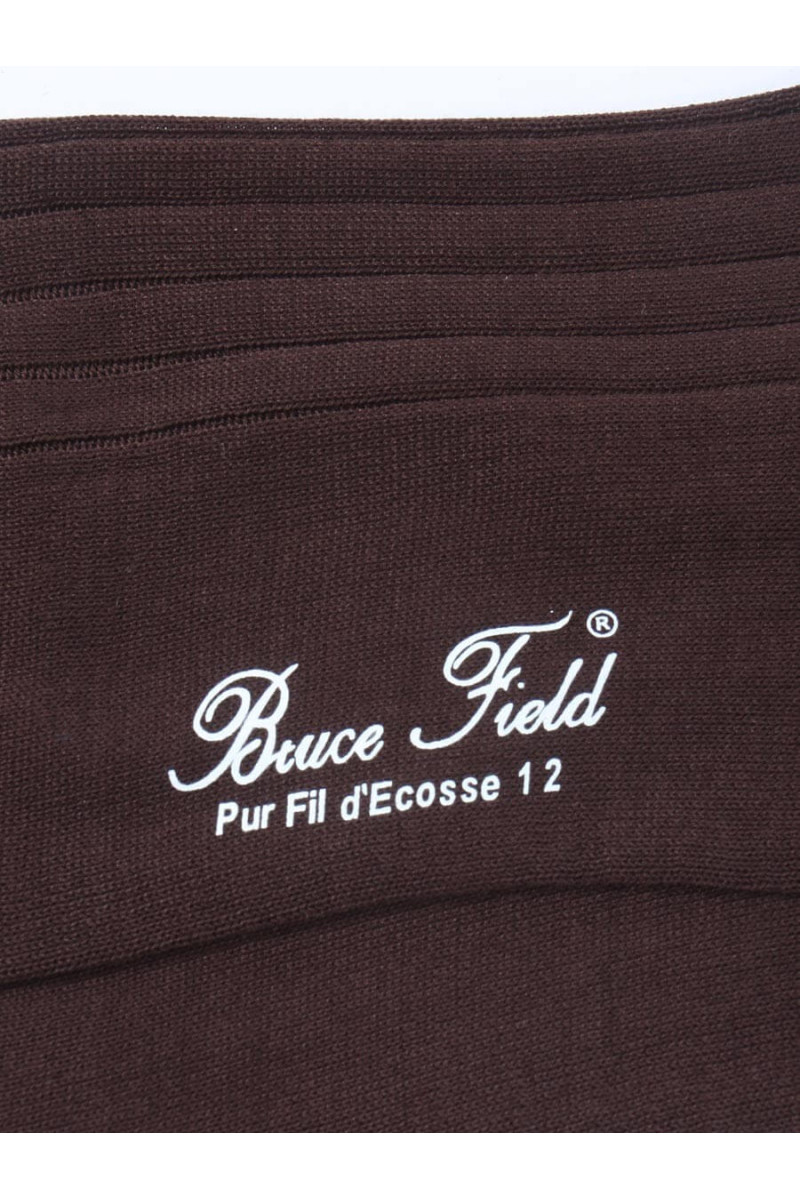 Chaussettes hautes homme en fil d'Ecosse 100% coton