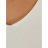 T-shirt V-neck 3/4 sleeve viscose stretch