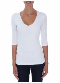 T-shirt Vintage Entracte Manches 3/4 - Coton, Motif BD, Taille M, Occasion Très Bon état
