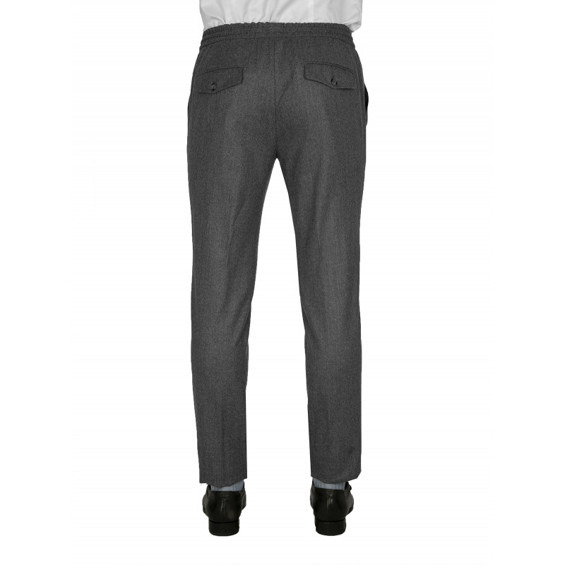 Pantalon Dany en flanelle avec cordon de serrage