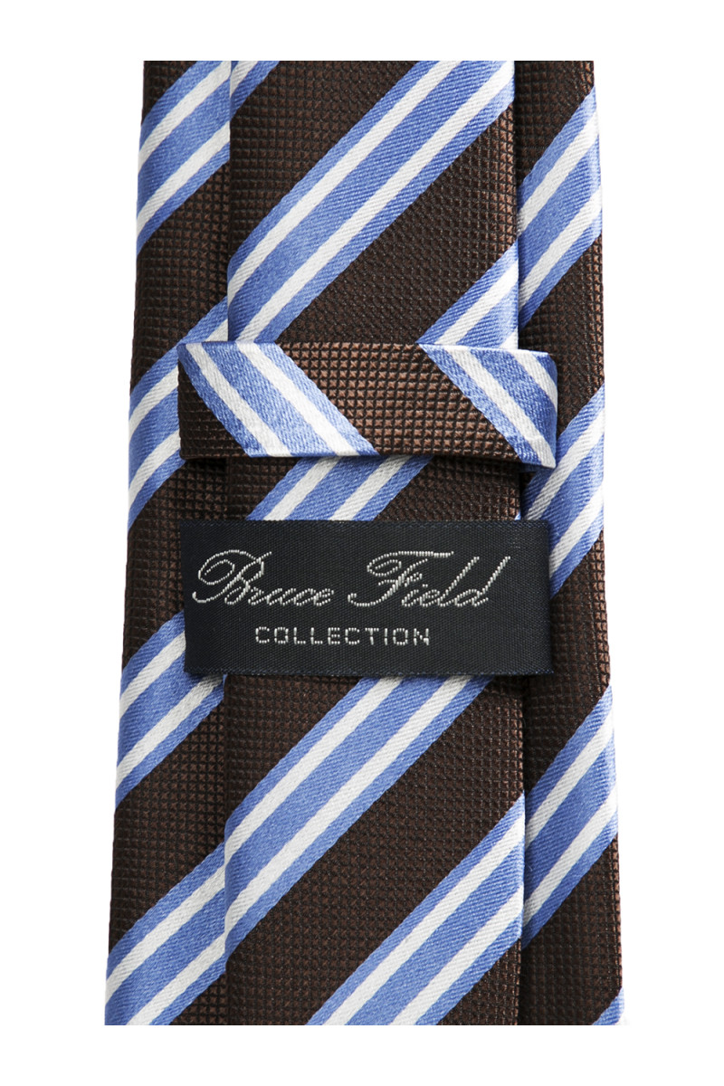 Tie in pure silk stripes