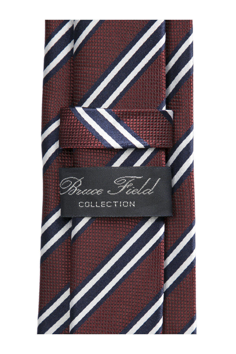 Tie in pure silk stripes