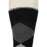 Chaussettes montantes à carreaux