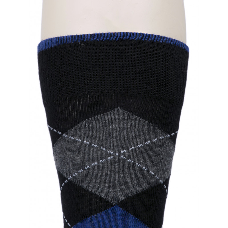 Chaussettes montantes à carreaux