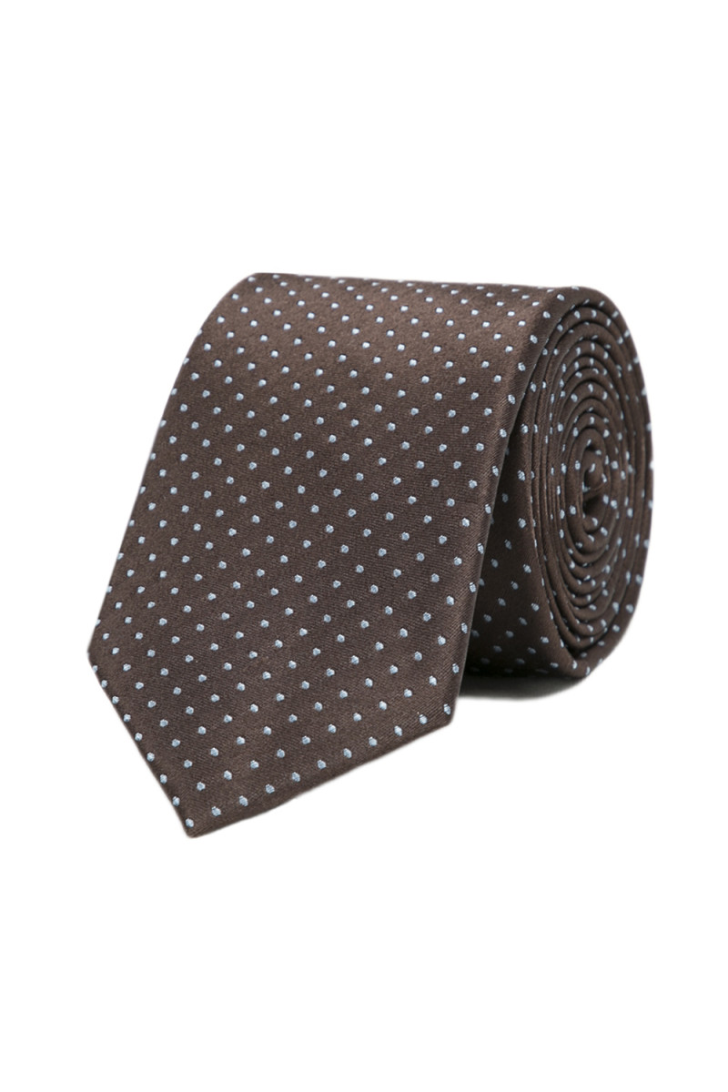 Tie pure silk silver bullets