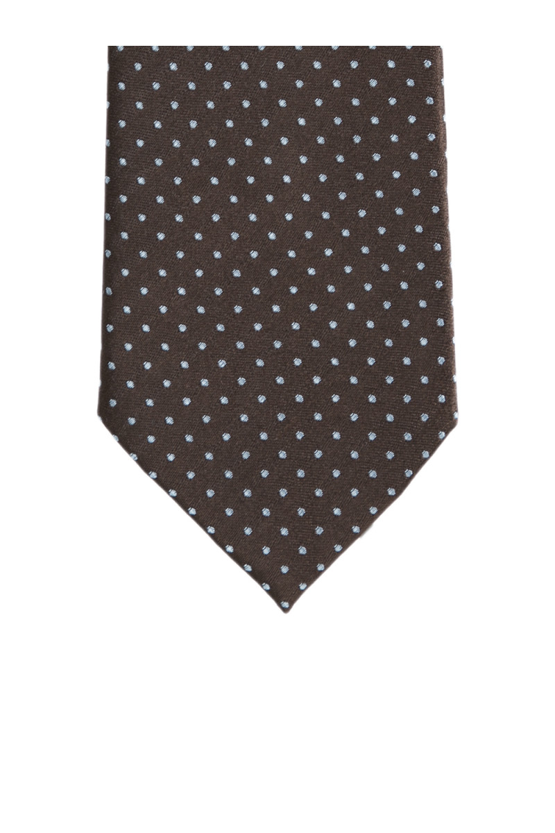 Tie pure silk silver bullets