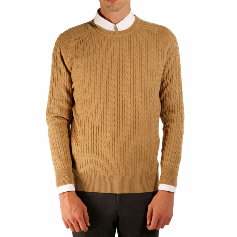 Sweater man cashmere twisted