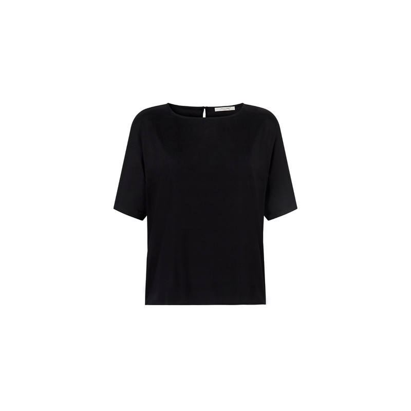 Chemisier col rond manche courte