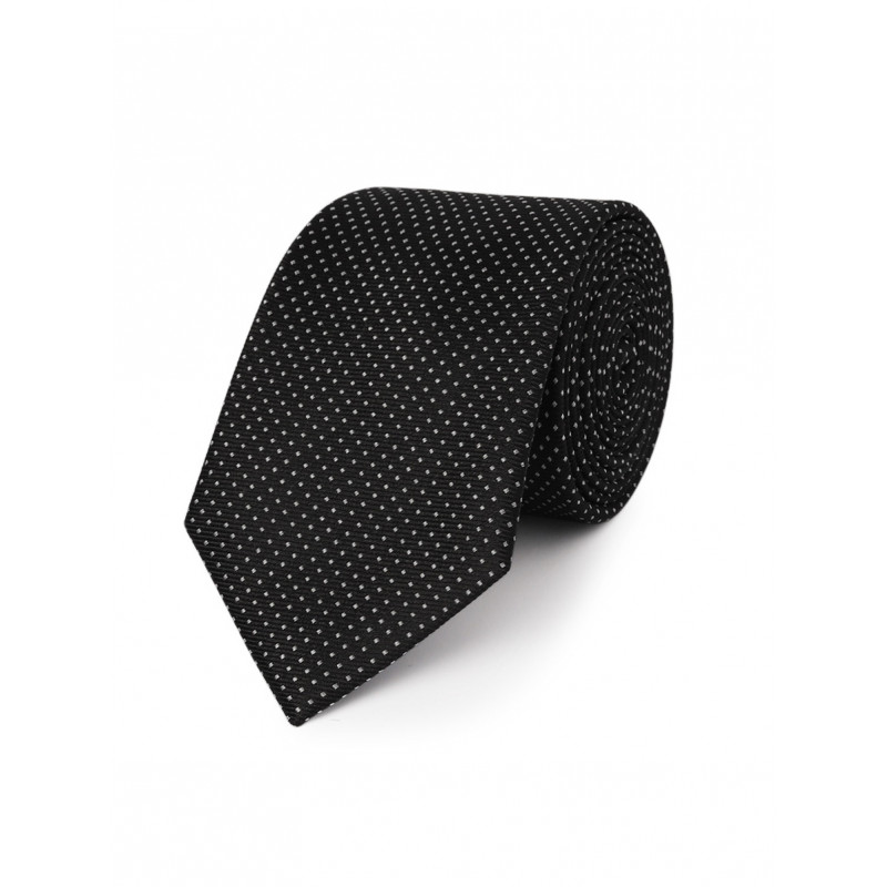 Tie in pure silk square bullets