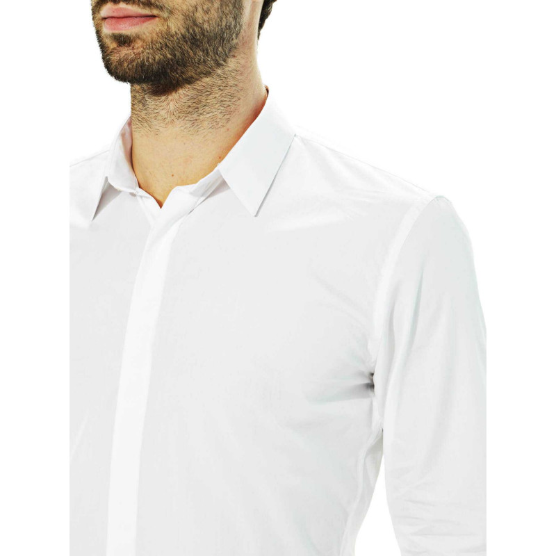 Chemise coupe cintrée en popeline