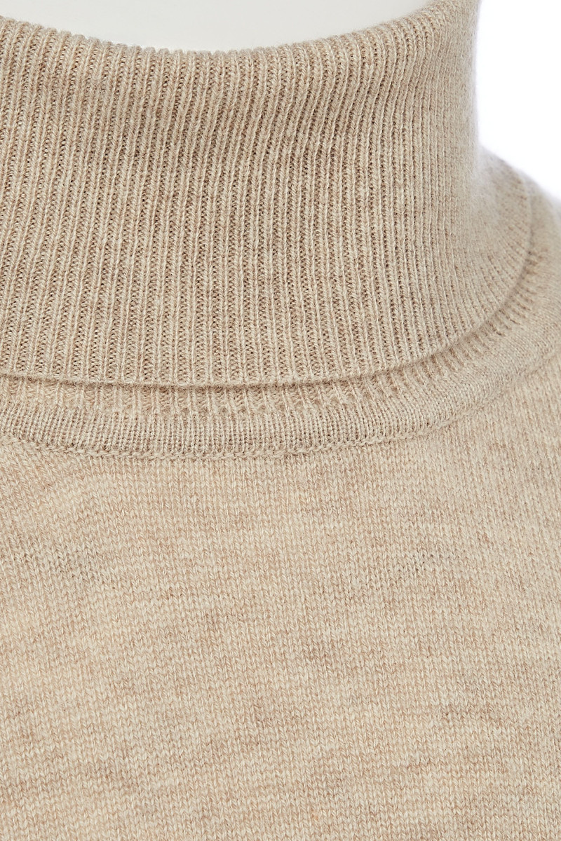 Pull Col Roule en laine et cachemire homme