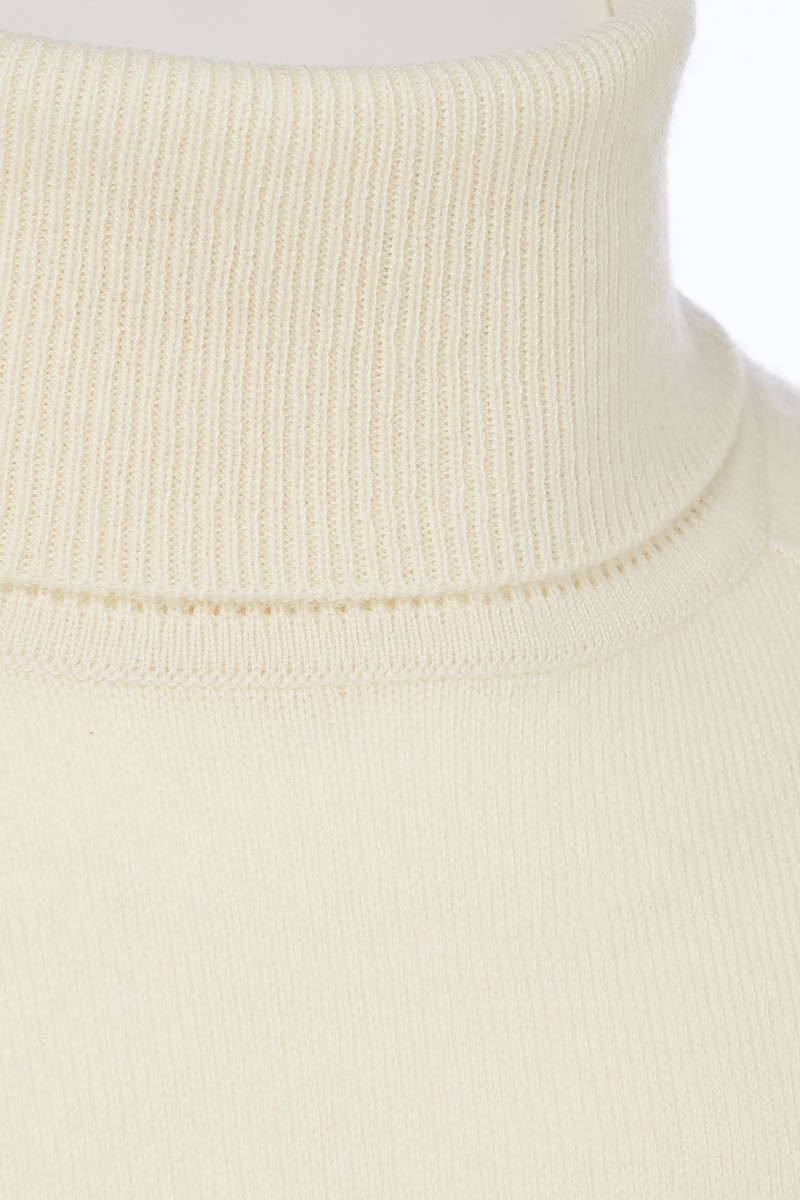 Pull Col Roule en laine et cachemire homme