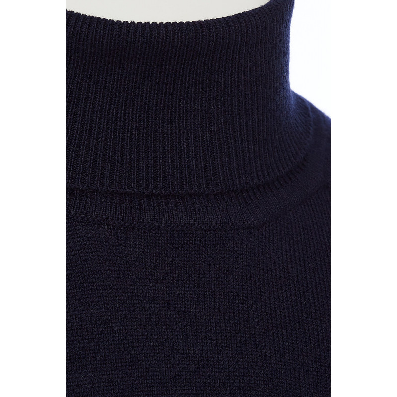 Pull Col Roule en laine et cachemire homme