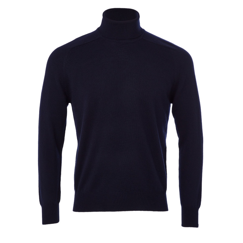 Cashmere and Wool Turtleneck Pullover