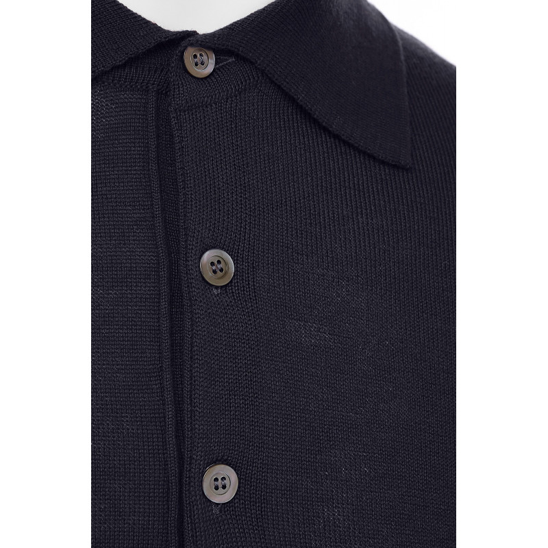 Polo Laine Merinos homme