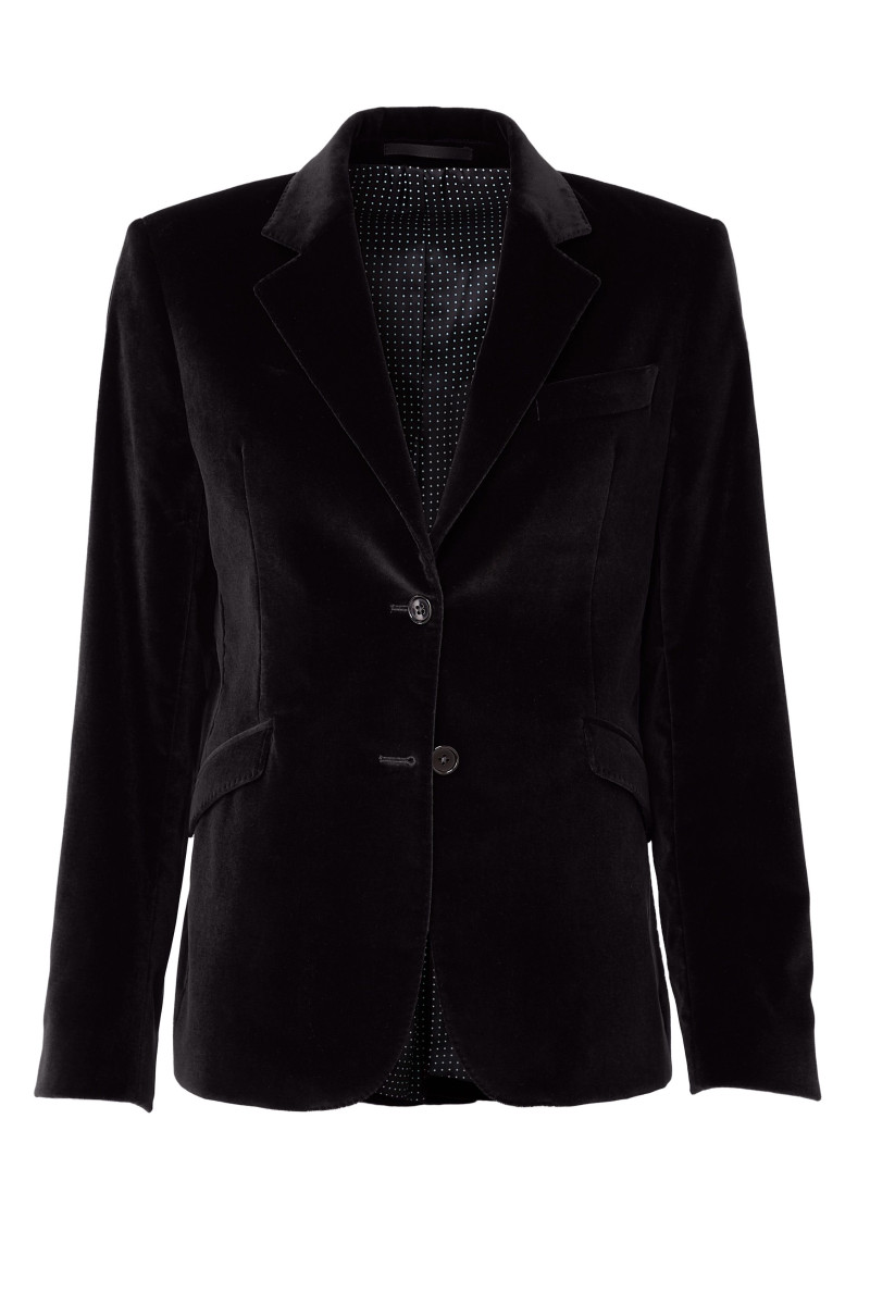 Veste cintrée femme en velours lisse Palatine