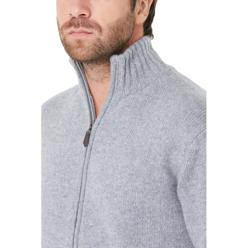 Pure Cashmere zipped Cardigan