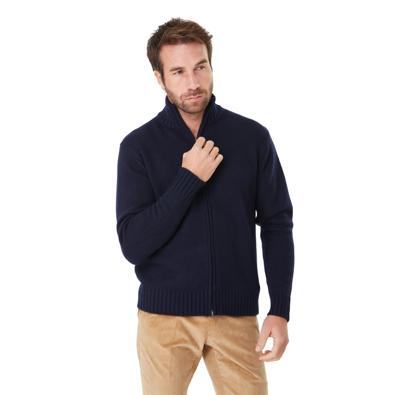 Pure Cashmere zipped Cardigan