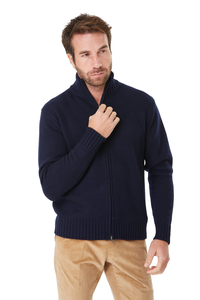 Gilet Zippé 100% Cachemire GG3