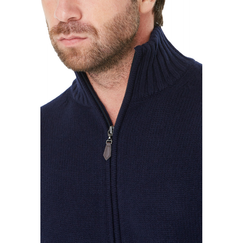 Pure Cashmere zipped Cardigan