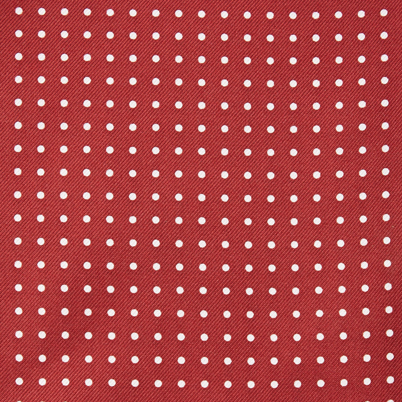 Scarf in pure silk polka dot