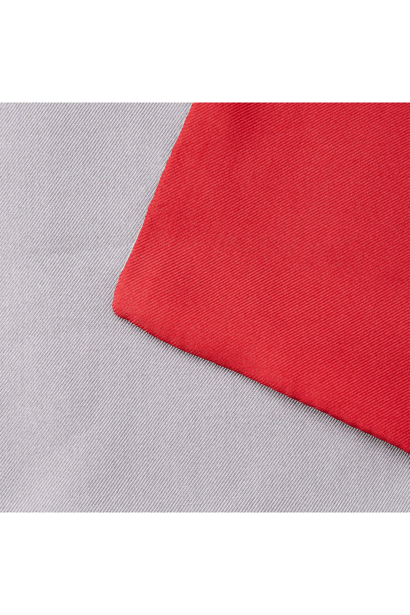 Foulard en pure soie bicolore