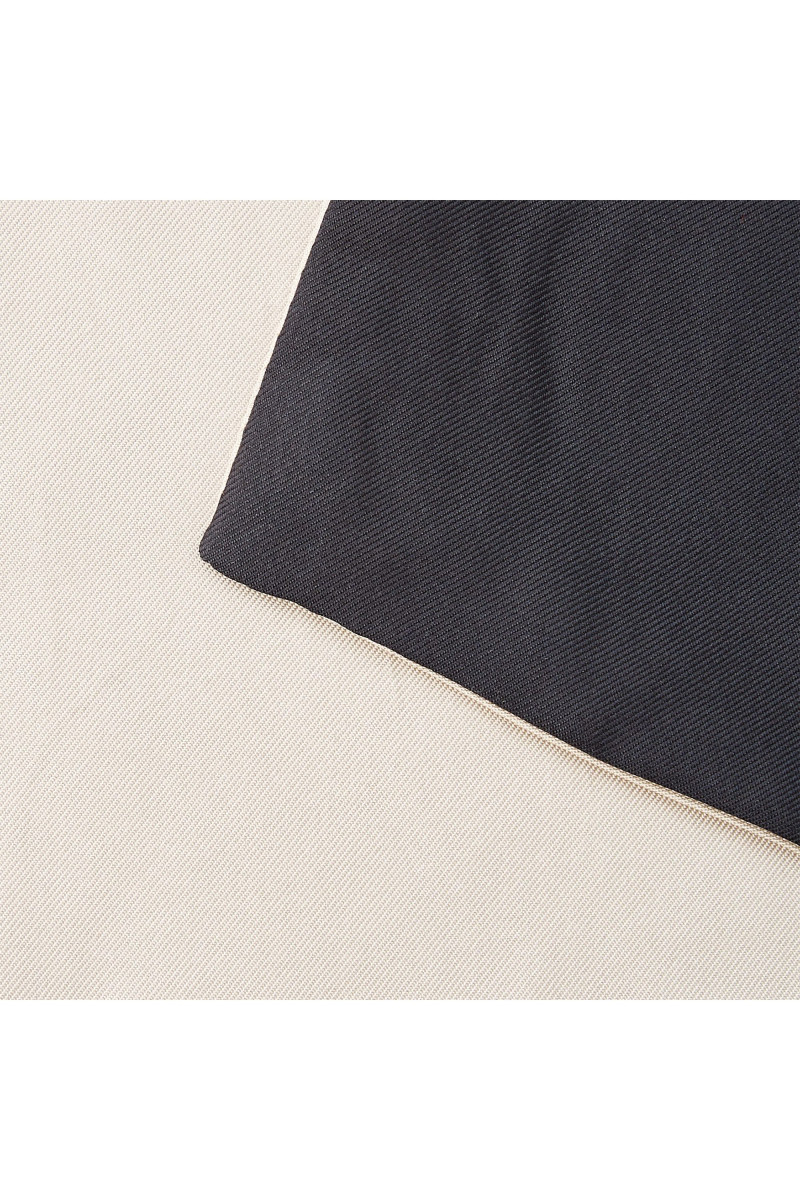 Foulard en pure soie bicolore