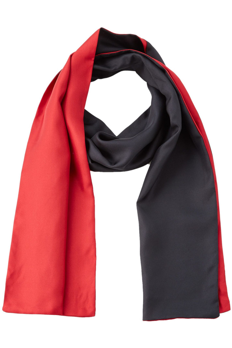 Foulard en pure soie bicolore