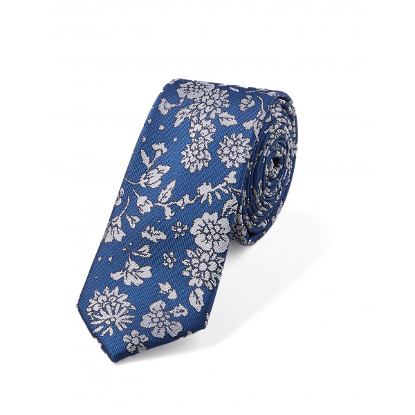 Cravate Fine Bleue John Rocha - Occasion Très Bon état
