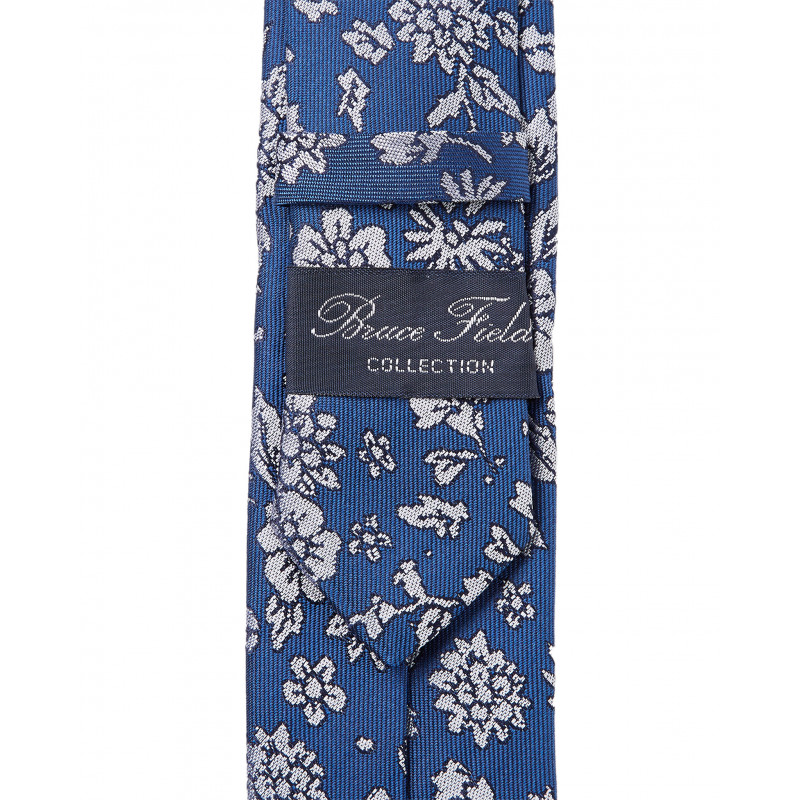 Floral Pattern Pure Silk Tie