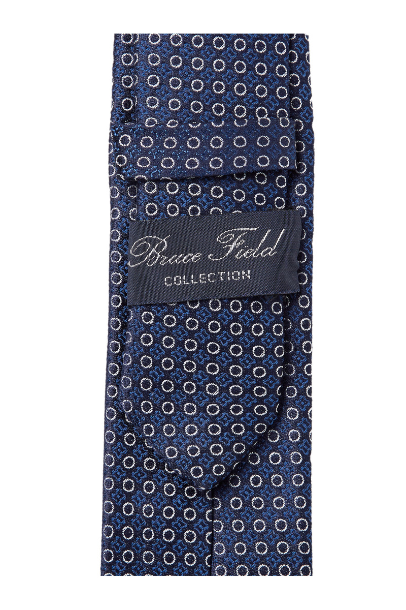 Circular Pattern Pure Silk Tie