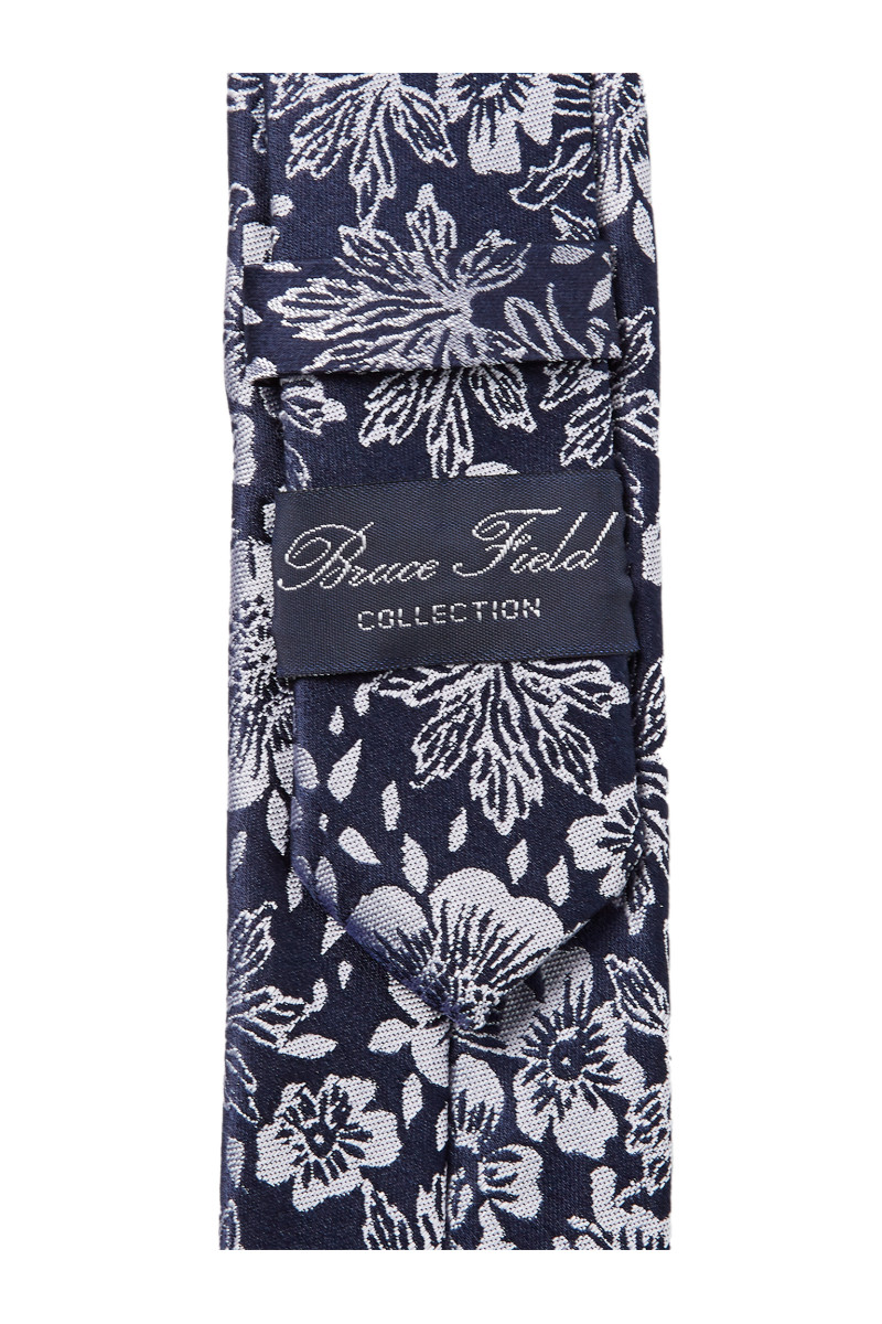Floral Pattern Pure Silk Tie