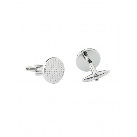 Round Stainless Steel Cufflinks