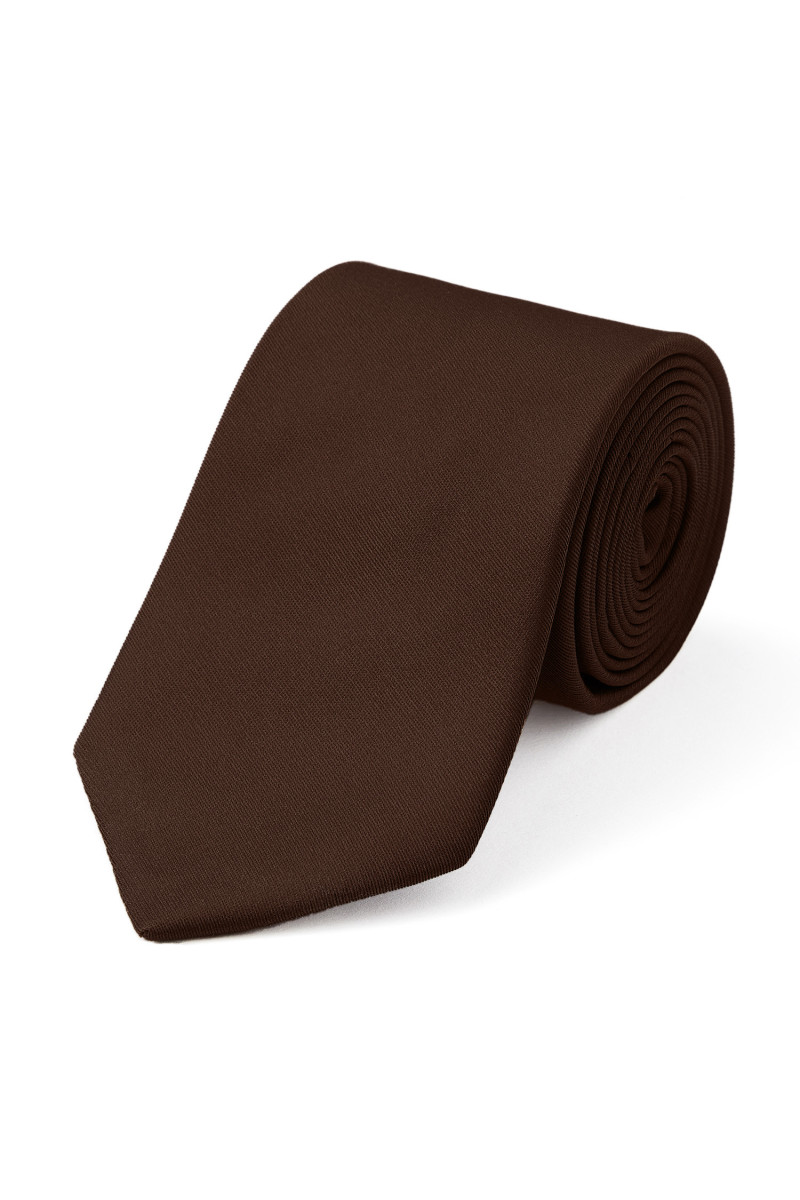 Cravate pure soie lisse
