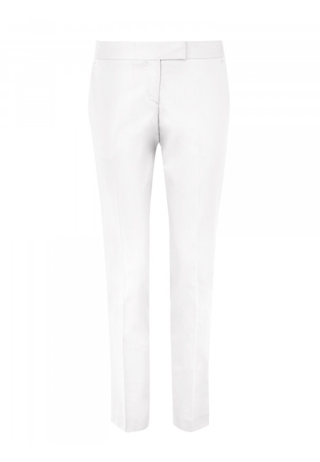 Pants in cotton slightly stretch cut cigarette