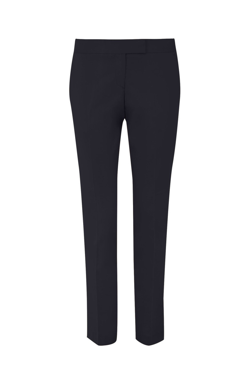Pantalon en coton légèrement stretch coupe cigarette