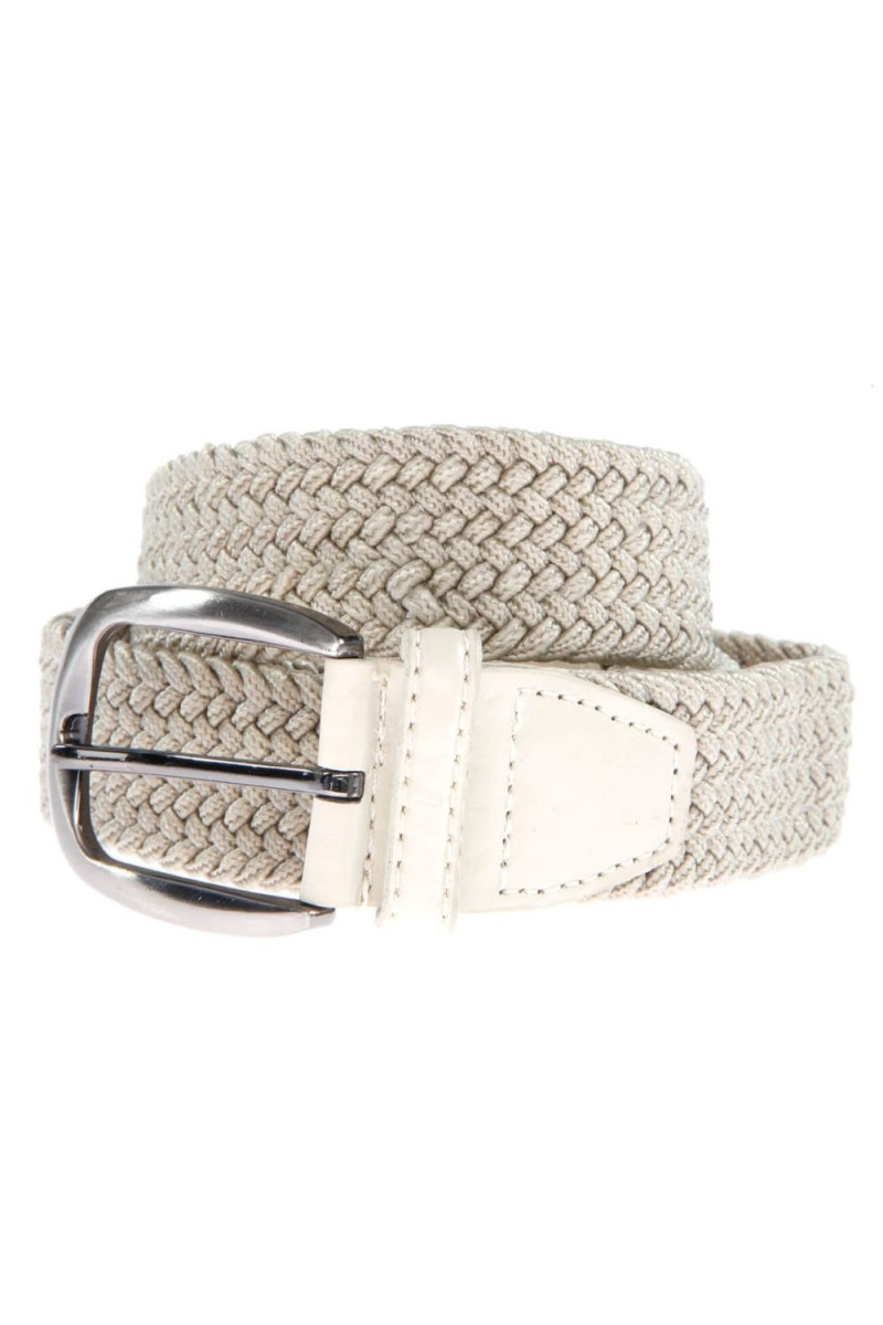 Ceinture tressée élastique