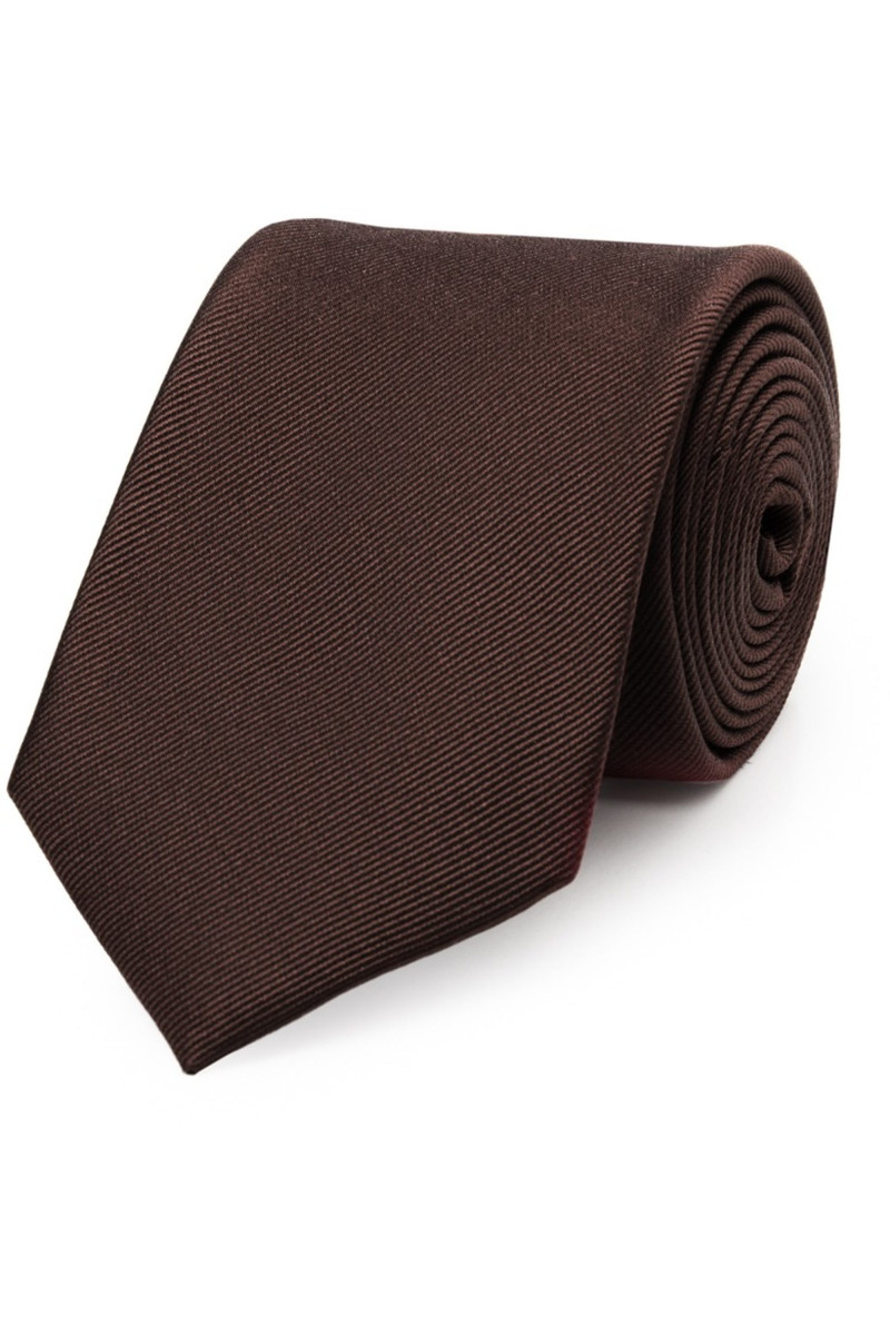 Cravate pure soie côtelée