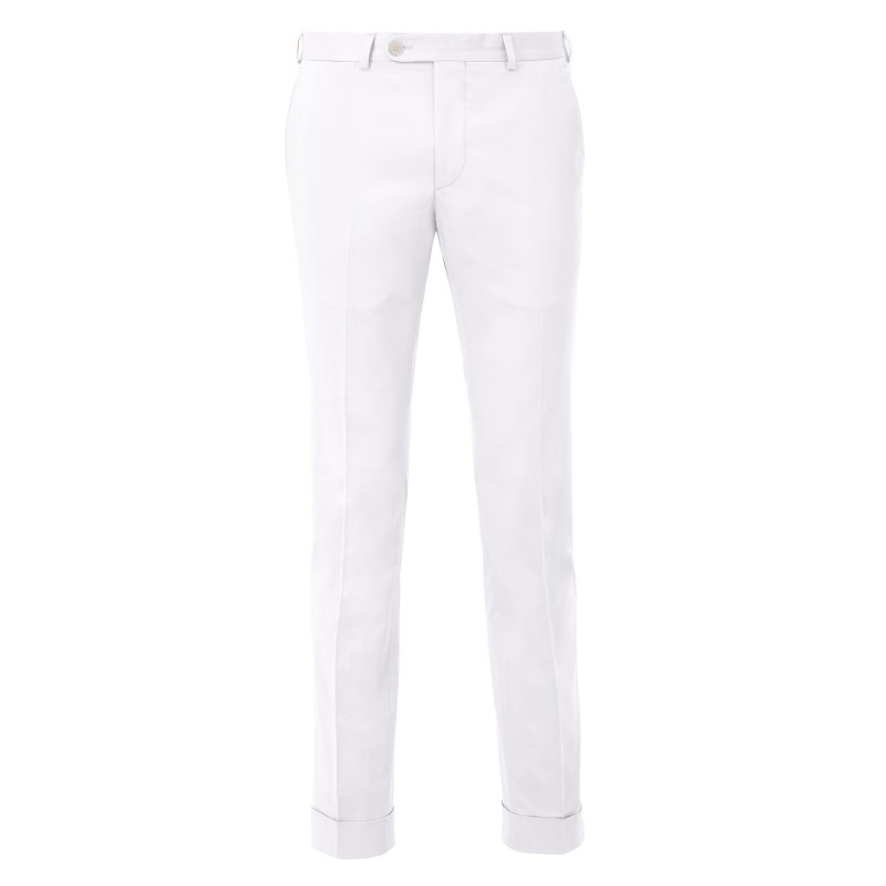 Pantalon coupe droite en coton Camus