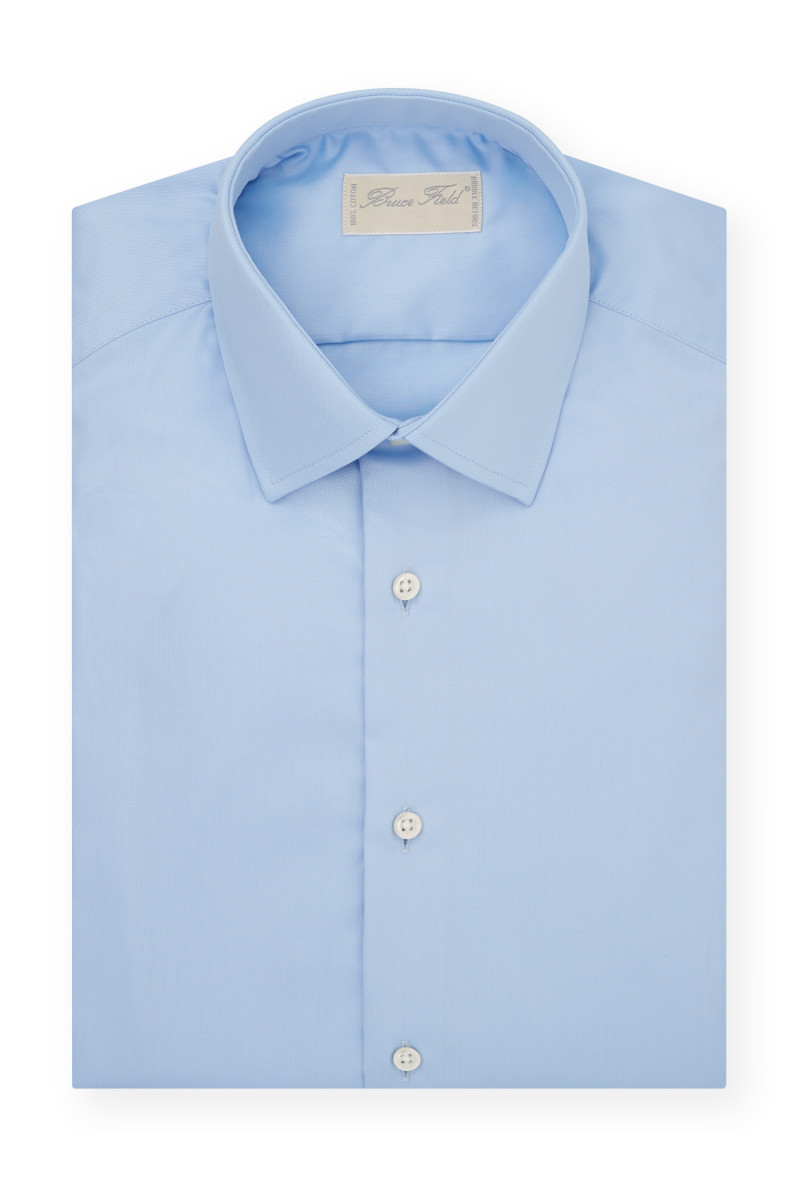 Chemise Benton cintrée pur coton unie