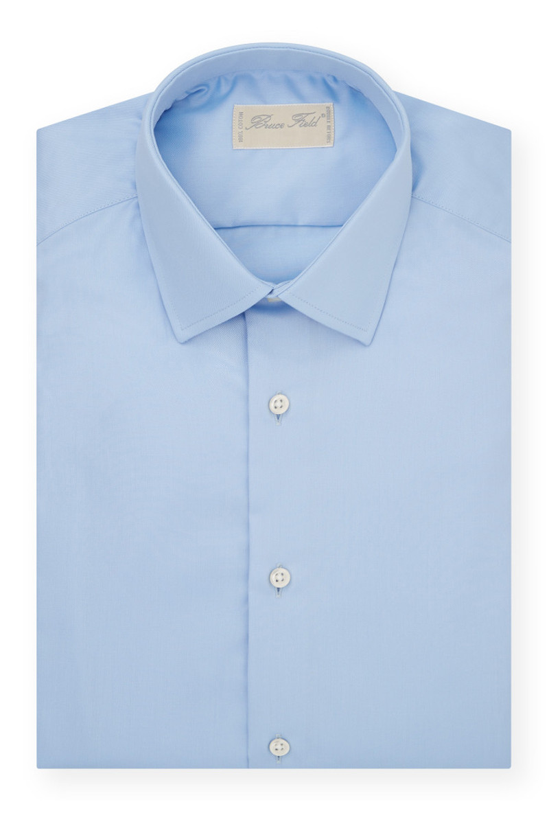 Chemise Benton cintrée pur coton unie